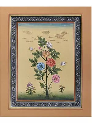 Mughal Flower | Watercolor on Paper