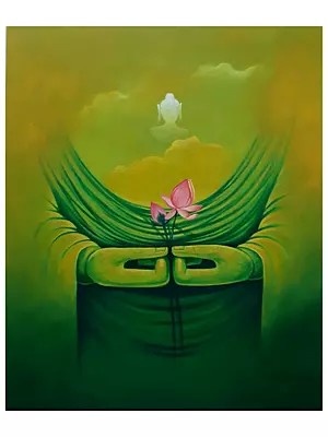 Eternal Peace | Acrylic On Canvas | By Priyaranjan