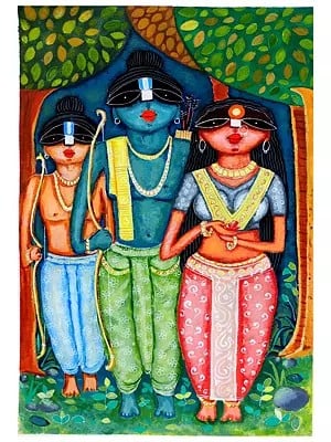 Journey Of Vanvas | Acrylic On Paper | By Tuhin Rakshit