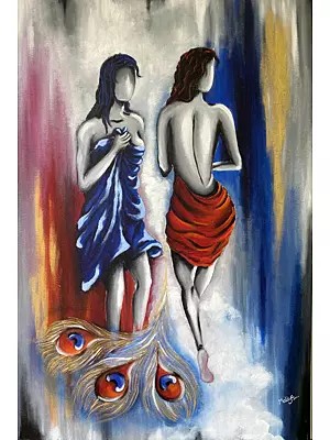 Gopika | Acrylic On Canvas | By Maliya Pandey