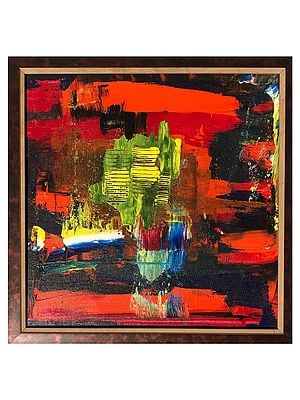 Energy - Abstract Art | With Frame | Acrylic On Canvas | By Mohammad Yusuf