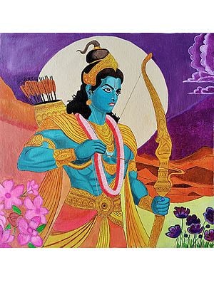 Lord Ram | Acrylic On Canvas | By Pravin Sharma