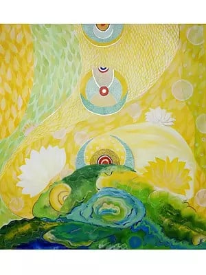 Journey Towards The Peace | Acrylic On Canvas | By Rashmeet Kaur
