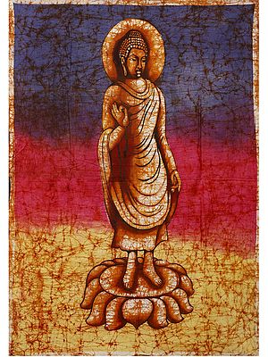 Standing Buddha | Batik Painting