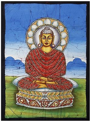 Gautam Buddha | Batik Painting