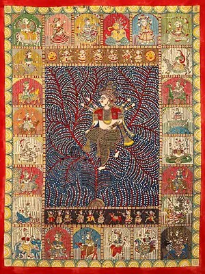 Mata Rani Avatar - Mata Ni Pachedi | Madarpat Cotton | By Dilip Chitara