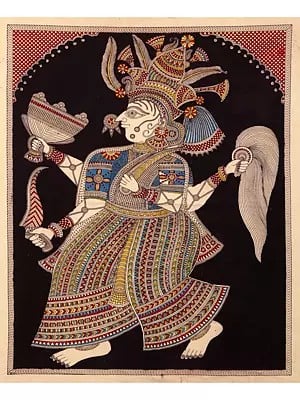 Goddess Sagat Mata - Mata Ni Pachedi | Madarpat Cotton | By Dilip Chitara