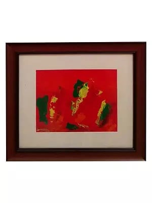Imagination - Abstract Art | Acrylic On Paper | By Dinesh Attry | With Frame