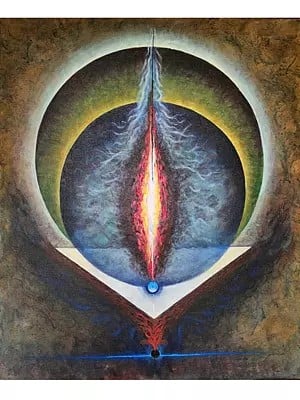 Creation Of Energy | Acrylic On Canvas | By Vijay Ninama