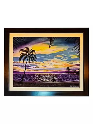 Beach Sunset | Oil on Canvas | By Sandeep Singh Randhawa