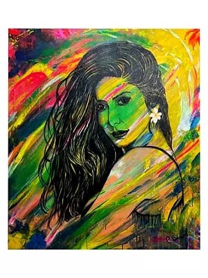Mirage Eyes | Acrylic On Canvas | By Paritosh