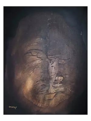 A Split Face - Abstract Painting | Acrylic On Canvas | By Prasanna Musale
