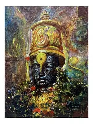 Vitthal God - Vithoba Temple | Acrylic On Canvas | By Kishore Kawad