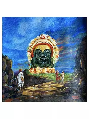 Devotees Of Lord Vitthal | Acrylic On Canvas | By Kishore Kawad