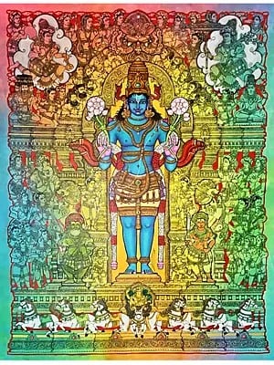 Divine Lord Surya | Acrylic Colors| By Dhanu Andluri
