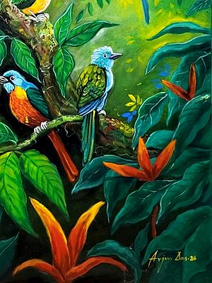 Beauty of Wildlife Nature  | Acrylic on Canvas | by Arjun Das