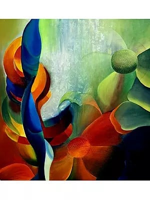 Floral Vibes | Acrylic On Canvas | By Yogita Makadia