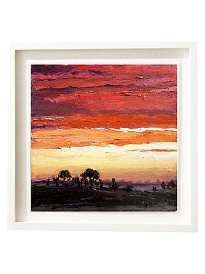 Evening Forces | Acrylic On Board | With Frame | By Mitisha Vakil