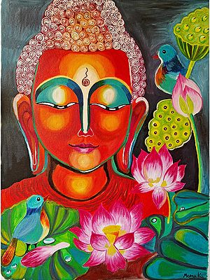 The Buddha | Oil On Canvas | By Meenu Kapoor