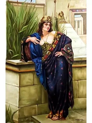 European Lady Queen | Oil On Canvas | By Jai Prakash Verma