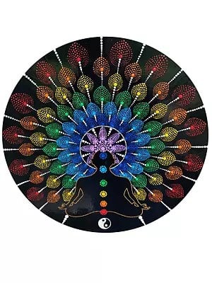 Seven Chakras Dot Art | Acrylic Colors On Mdf Board | By Rachita Trehan