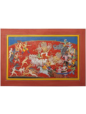 Lord Rama Killing Ravana