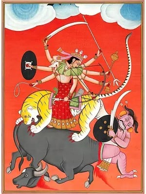 Ten-Armed Mahishasuramardini