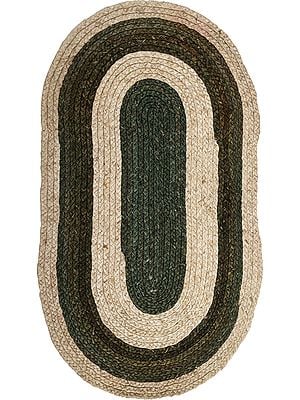 23" Jute Braid Oval Rug