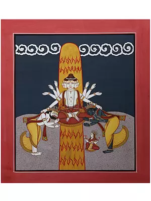 The Curse of Shiva | Watercolor Painting