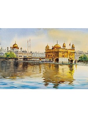 Golden Temple | Water Color On 100% Cotton Paper | Kulwinder Singh