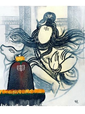Rudra - Lord Shiva Painting | Painting by Mrinal Dutt