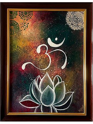 Om (Aum) Painting | Acrylic On Canvas | Roshni Jashnani