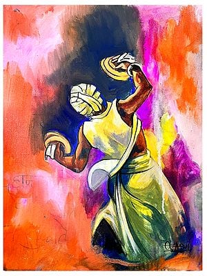 Bhakti Painting | Acrylic Color | Ojasvi Singh