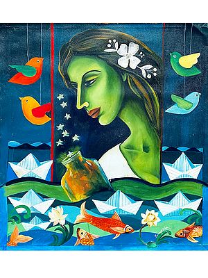 Dreams Painting | Oil Color On Canvas | Sangeeta