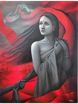 Rays Of Hope | Acrylic Painting On Canvas | Mahadev Swarnakar