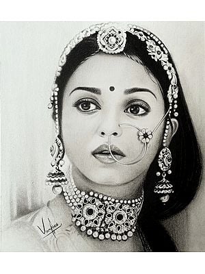 Indian Beauty | Pencil Sketch | Vandana Verma