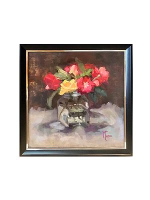 Tender Roses | Oil On Canvas | Manushalini Nandwani