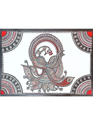 Kalamkari Painting of Peacock | Pen Art by Shalini
