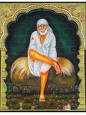 Shirdi Sai Baba | Tanjore Painting by My Angadi