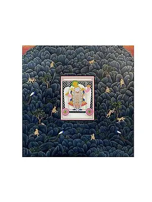Char Bhuja Ji | Watercolor Painting | By Shammi Bannu Sharma