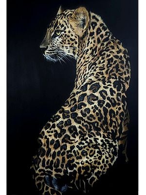 Sri Lankan Leopard | Painting by Zoya