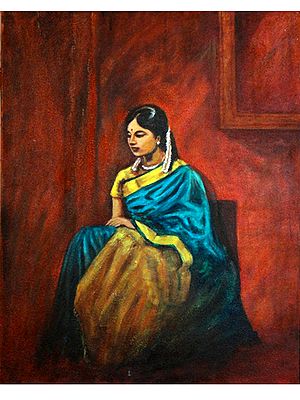 Coy Bride | Acrylic On Canvas | By Usha Shantharam