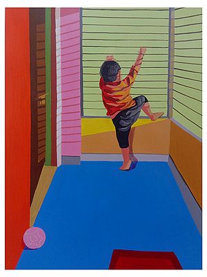 Little Feet | Acrylic on Canvas | Mahima Katiwal