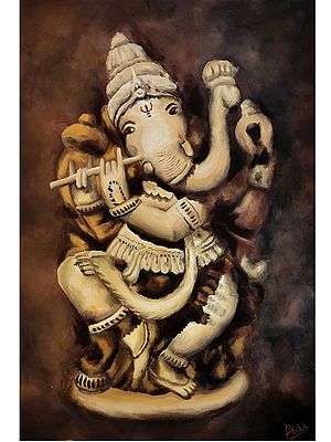 Lord Ganesha | Acrylic On Canvas | Akshita Makhija
