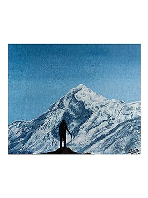 Mt. Pandim | Acrylic On Canvas | Akshita Makhija