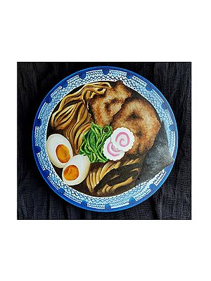 Ramen (Food Art) | Acrylic On Canvas | Akshita Makhija