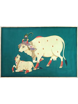 Krishna's Cow Painting | by Jagriti Bhardwaj