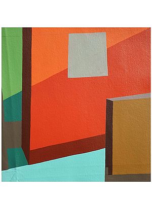 Colorful Wall | Acrylic on Canvas | By Mahima