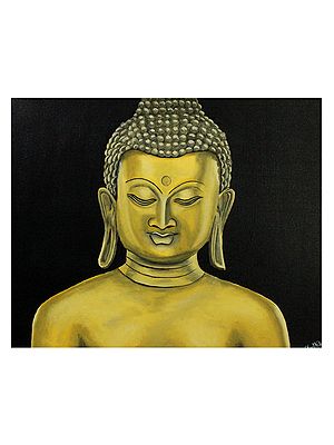 Gauthama Buddha | Oil on Canvas | By Karthik