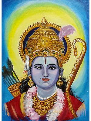 Lord Rama | Acrylic on Canvas | Kanak Wagh